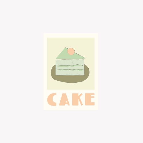 Cake - Postcard