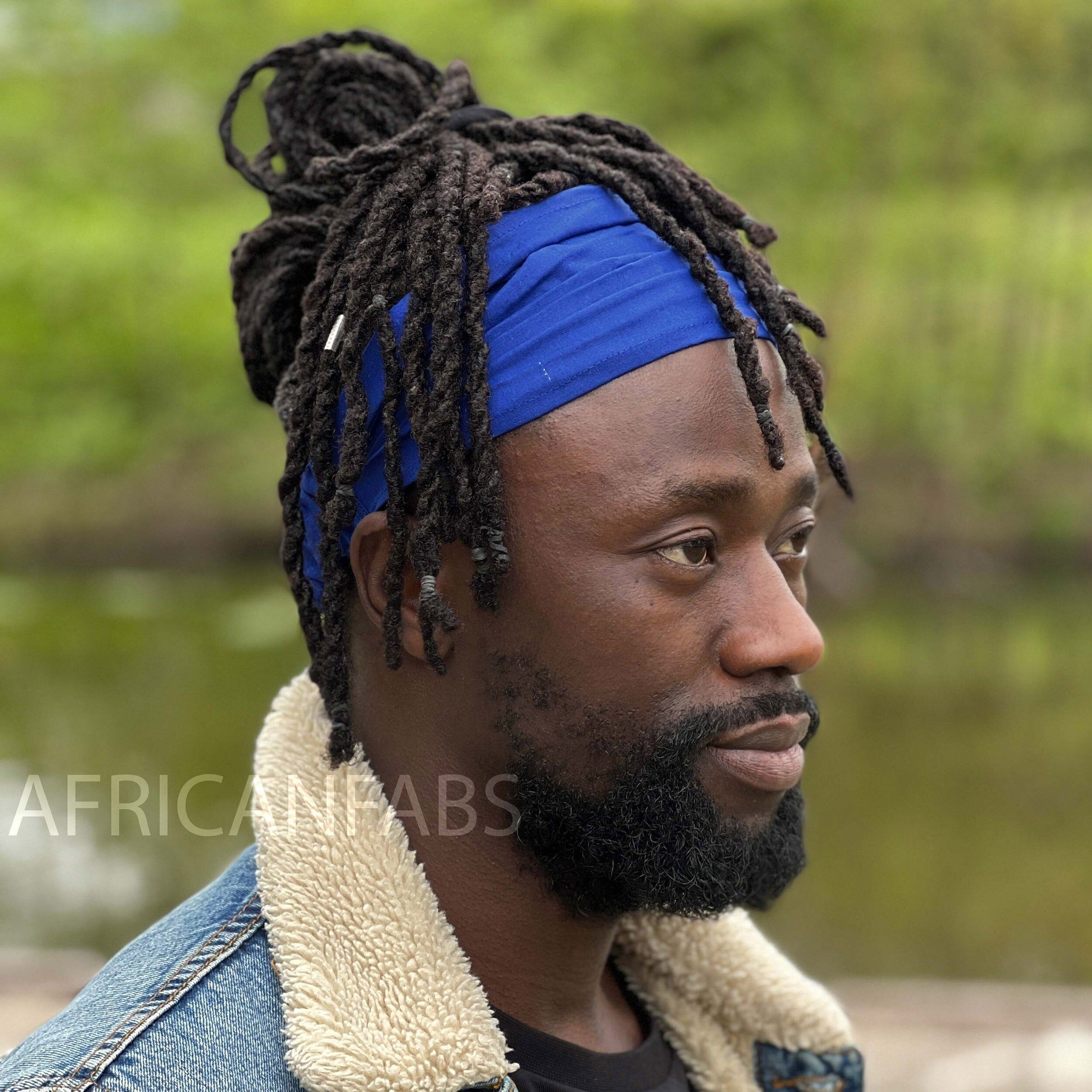 Fascia per capelli blu - Unisex per adulti - Accessori per capelli in cotone