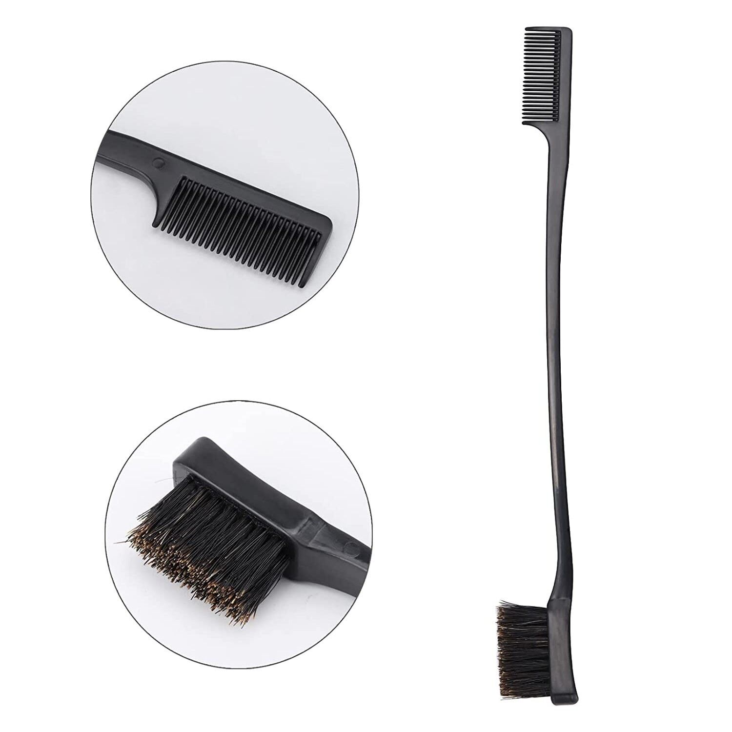 Spazzola per il controllo dei bordi / mini pettine - Spazzola per i bordi - Spazzola per peli di cinghiale / Spazzola per capelli di bambino