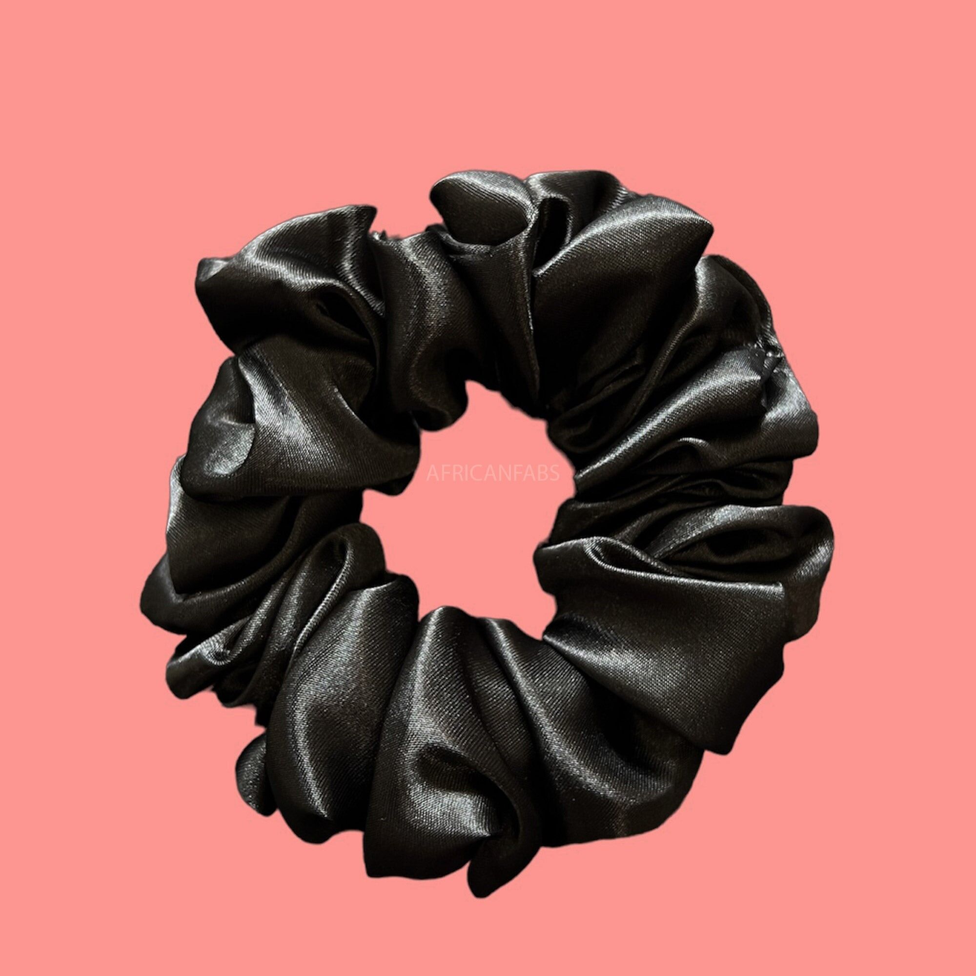 Scrunchie Deluxe Satin - Accessori per capelli - Nero