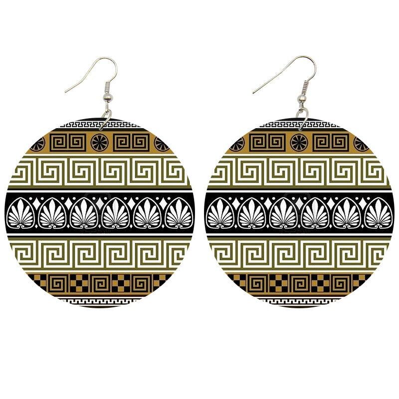 Forme antiche di ulivo | Orecchini di ispirazione africana