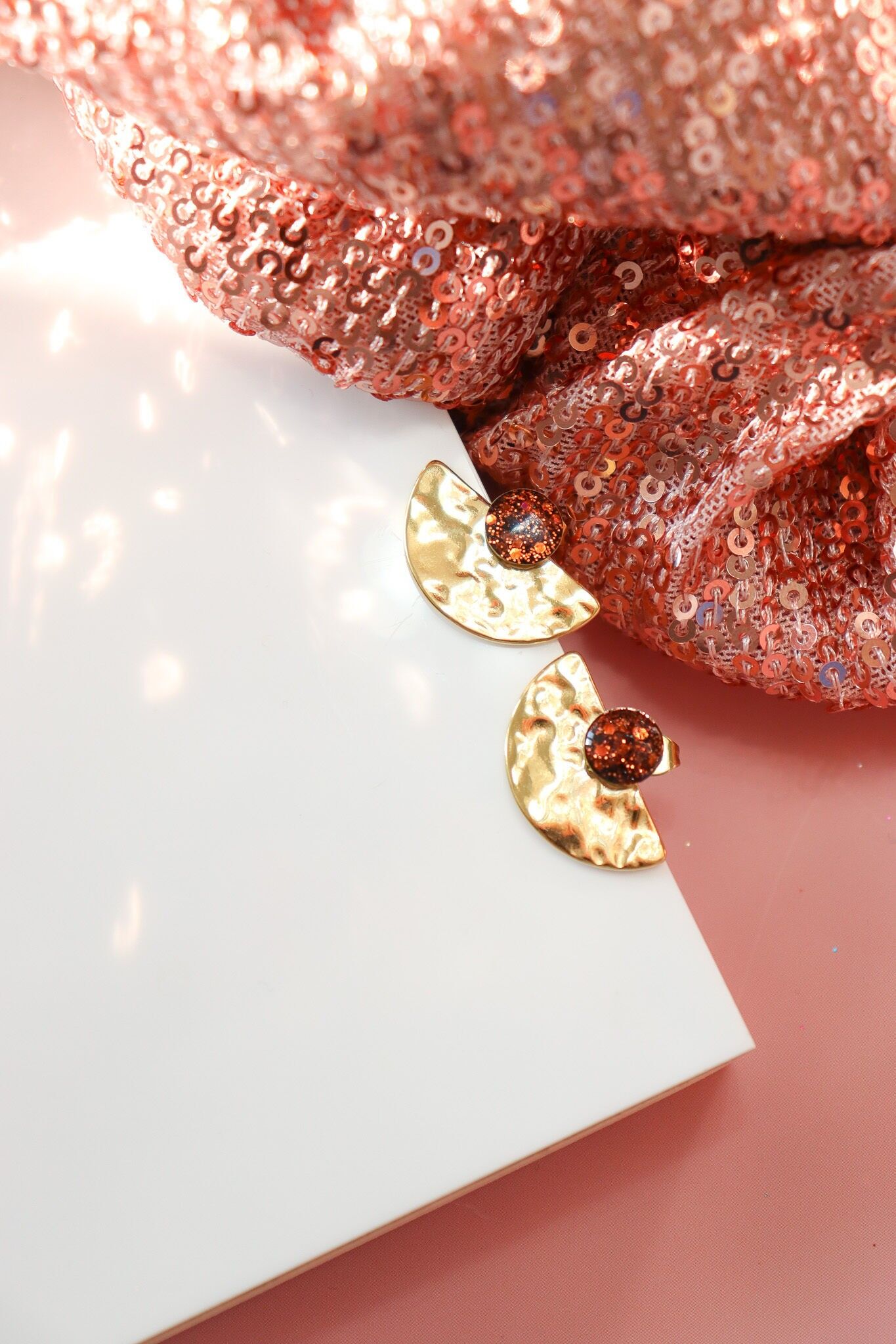 Pendientes Anka moca