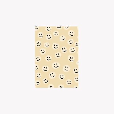 Smiley jaune - Carte postale
