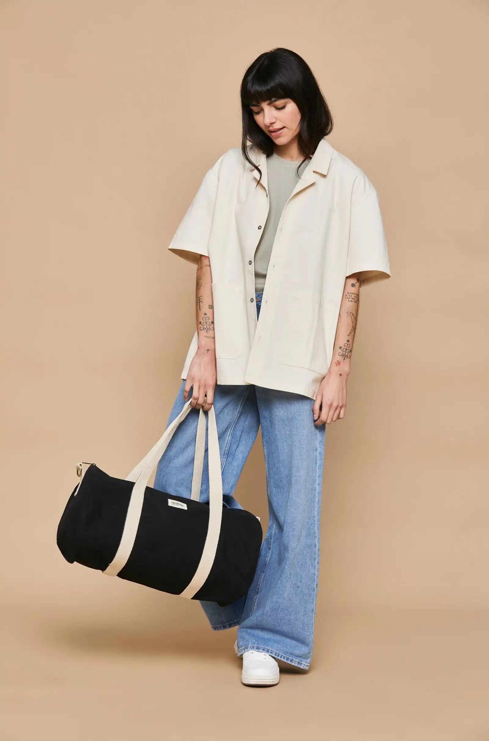 Simon Black duffel bag