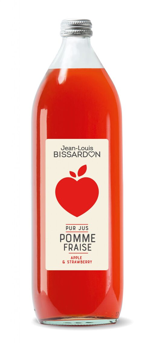 Jus de pomme fraise - 1L