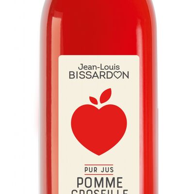 Jus de pomme groseille 1L