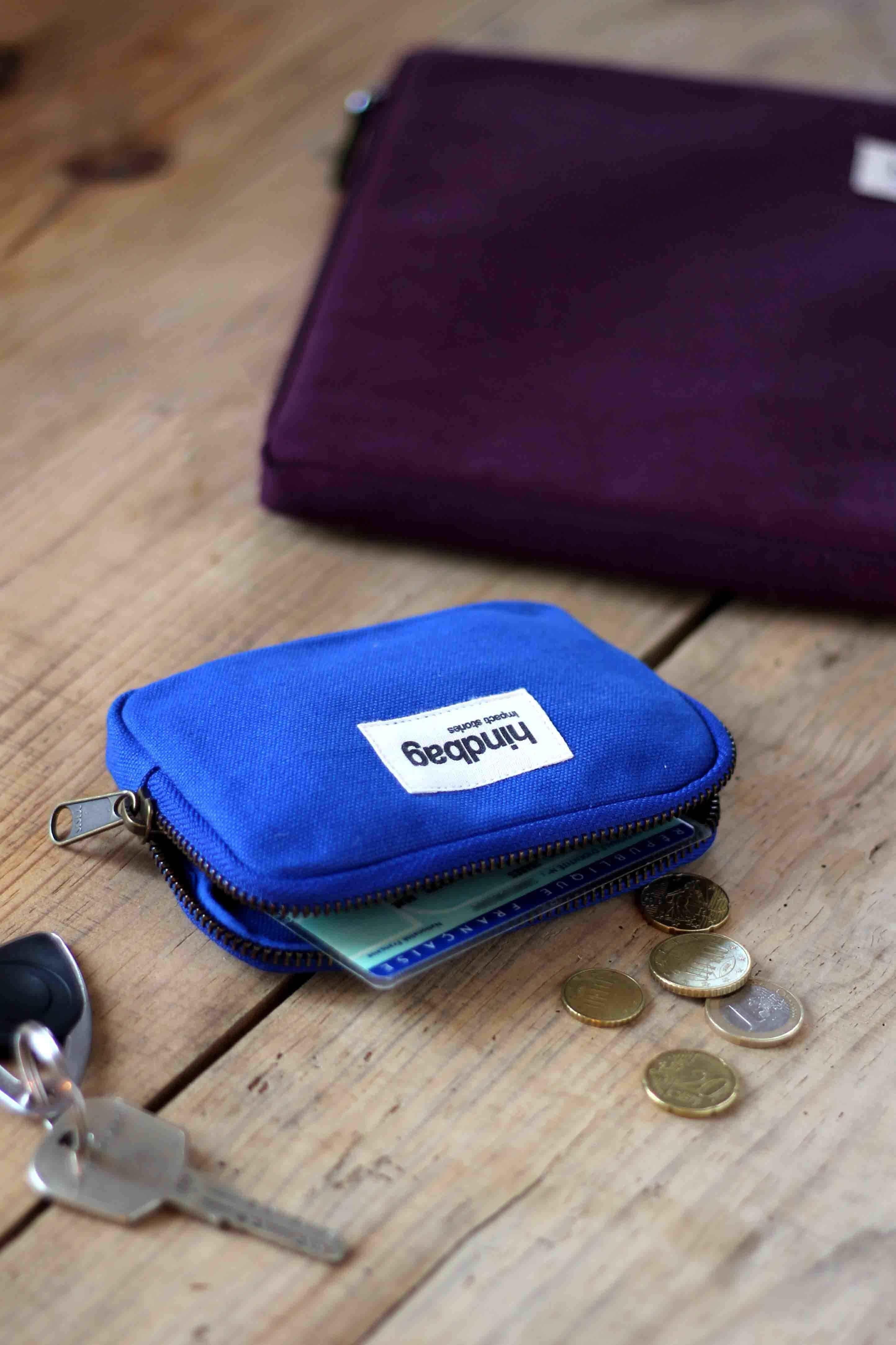 Lili Electric blue coin purse