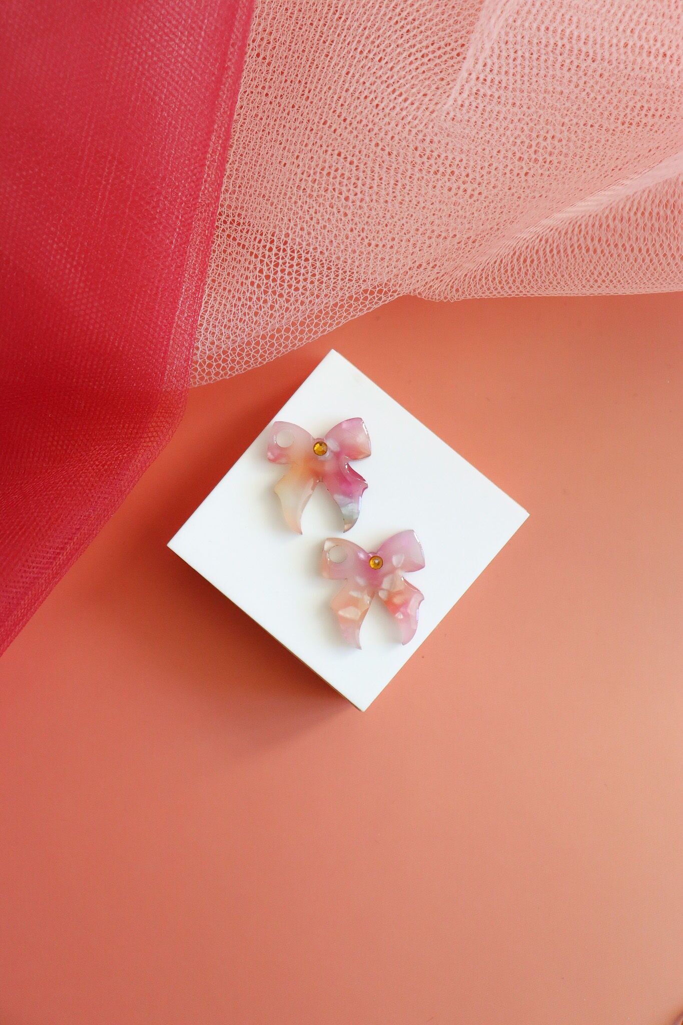 Quarz-Knoten-Ohrringe im kreolischen Stil