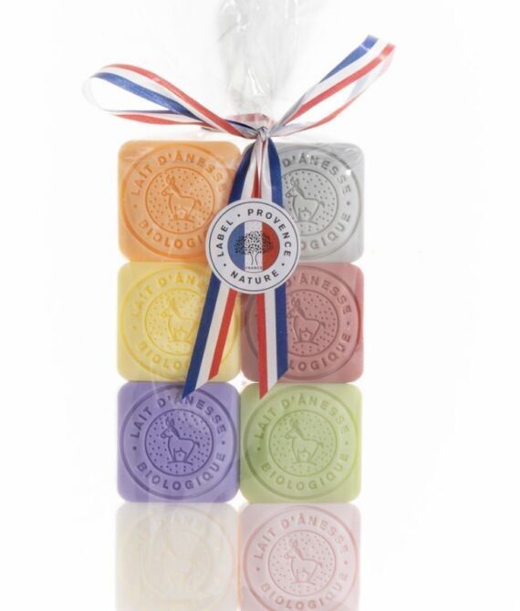 CONFEZIONE DA 8 SAPONI ASINO 30 g