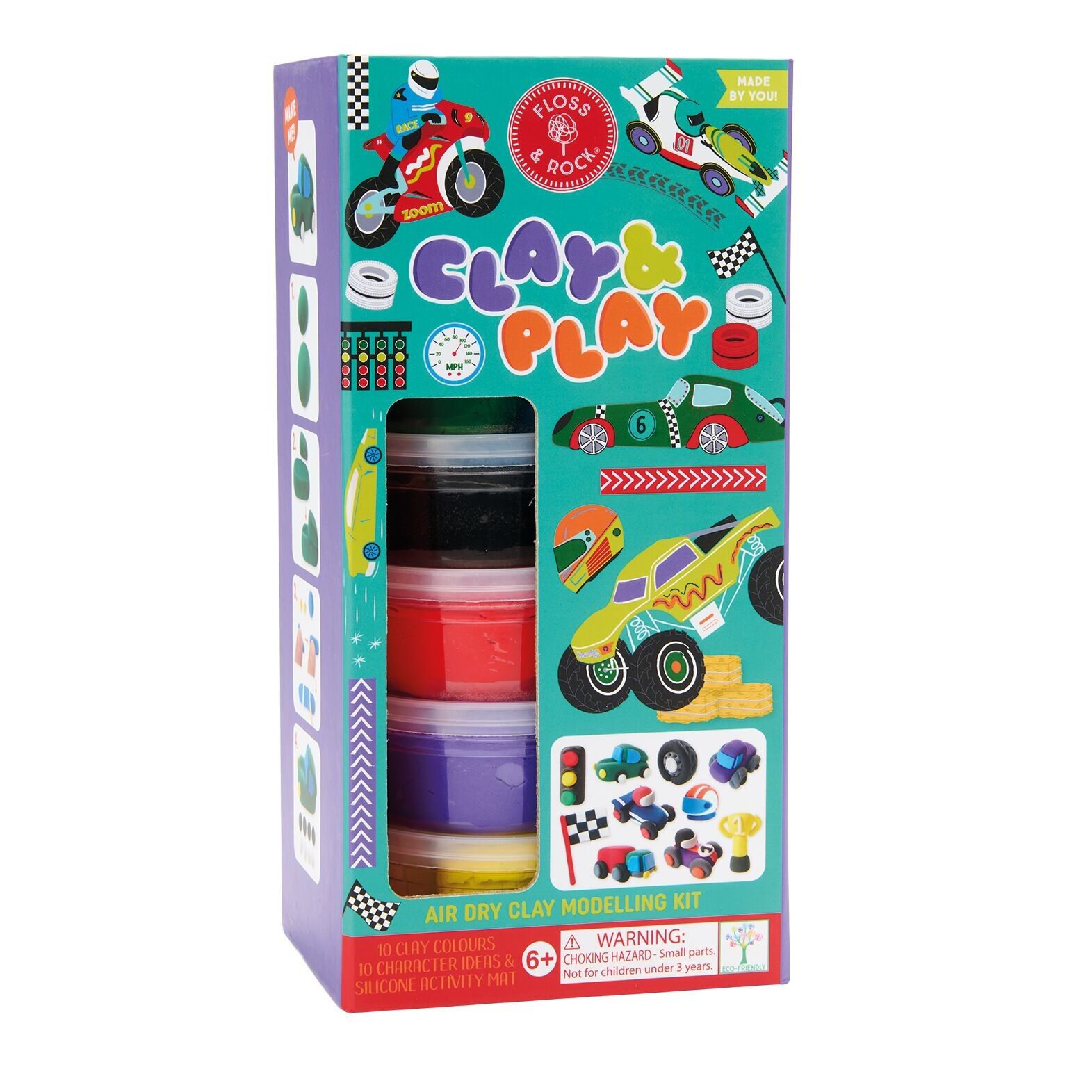 Voitures en argile et jeux