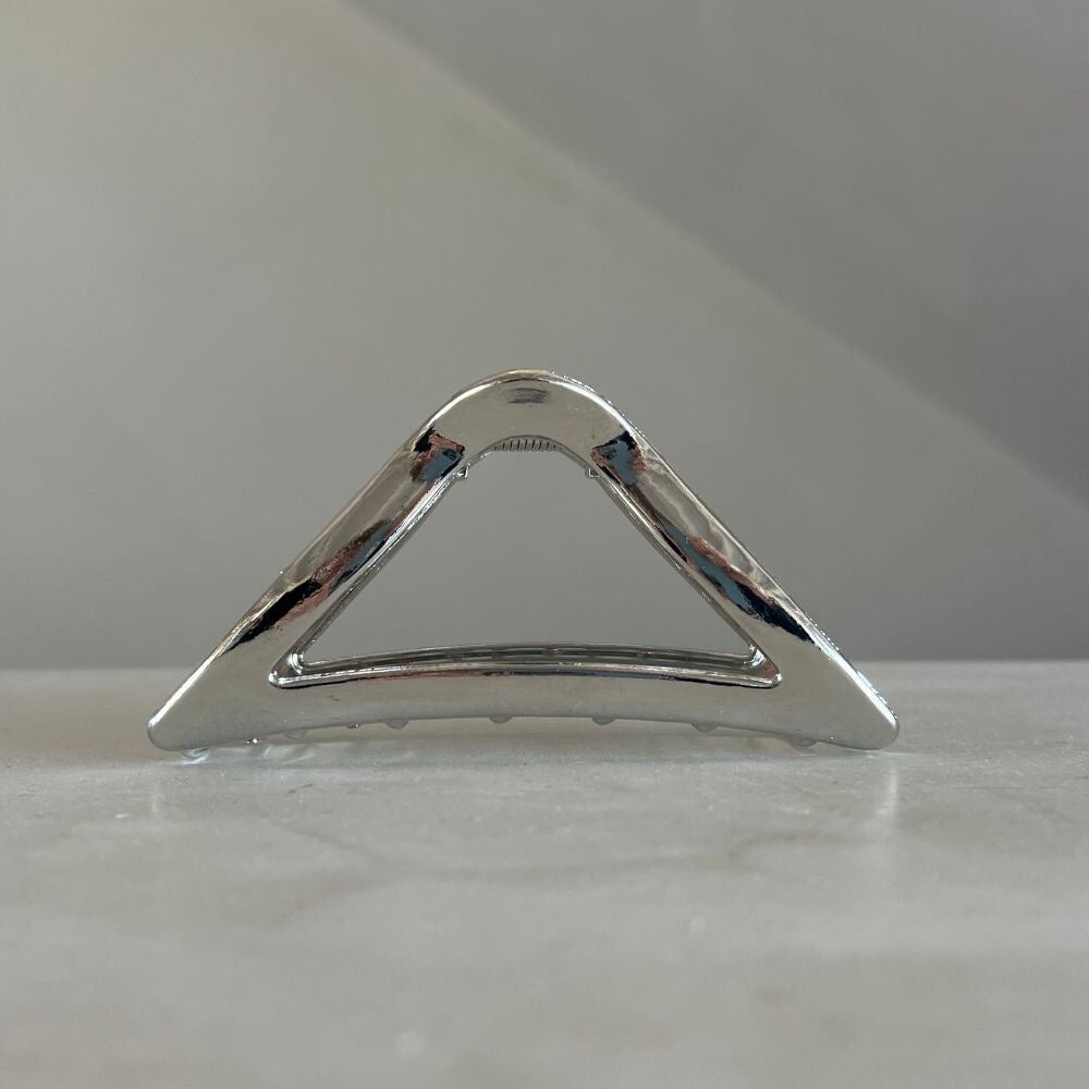 Triangle Haarklammer Silber
