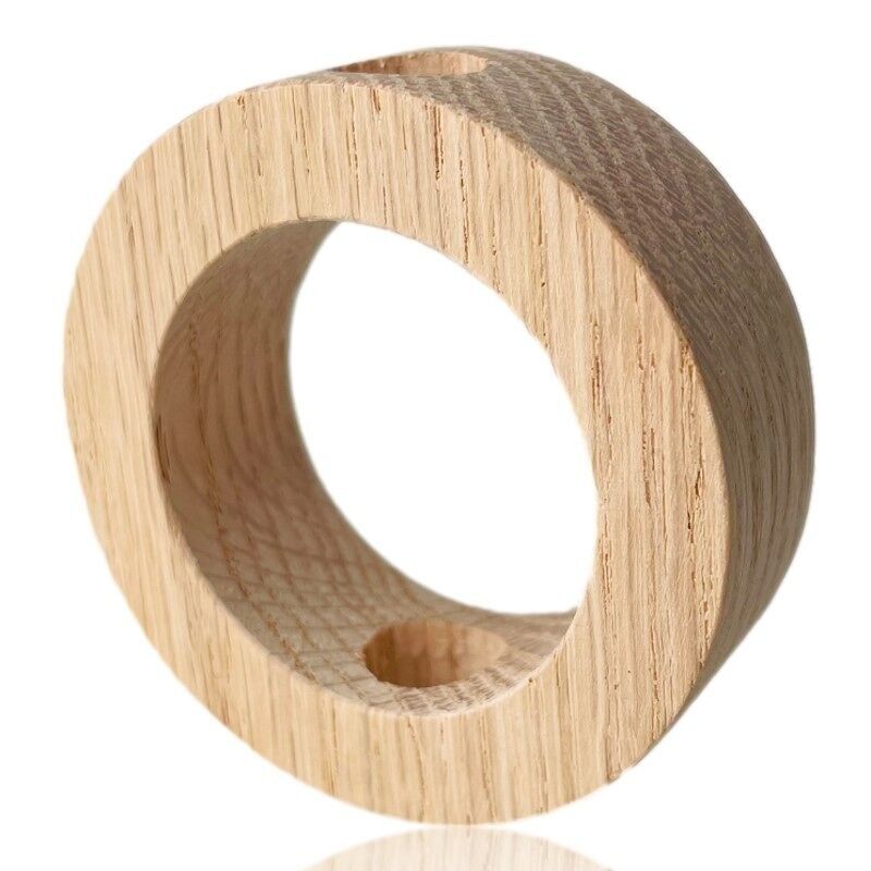 Anillo de madera de roble claro 8cm