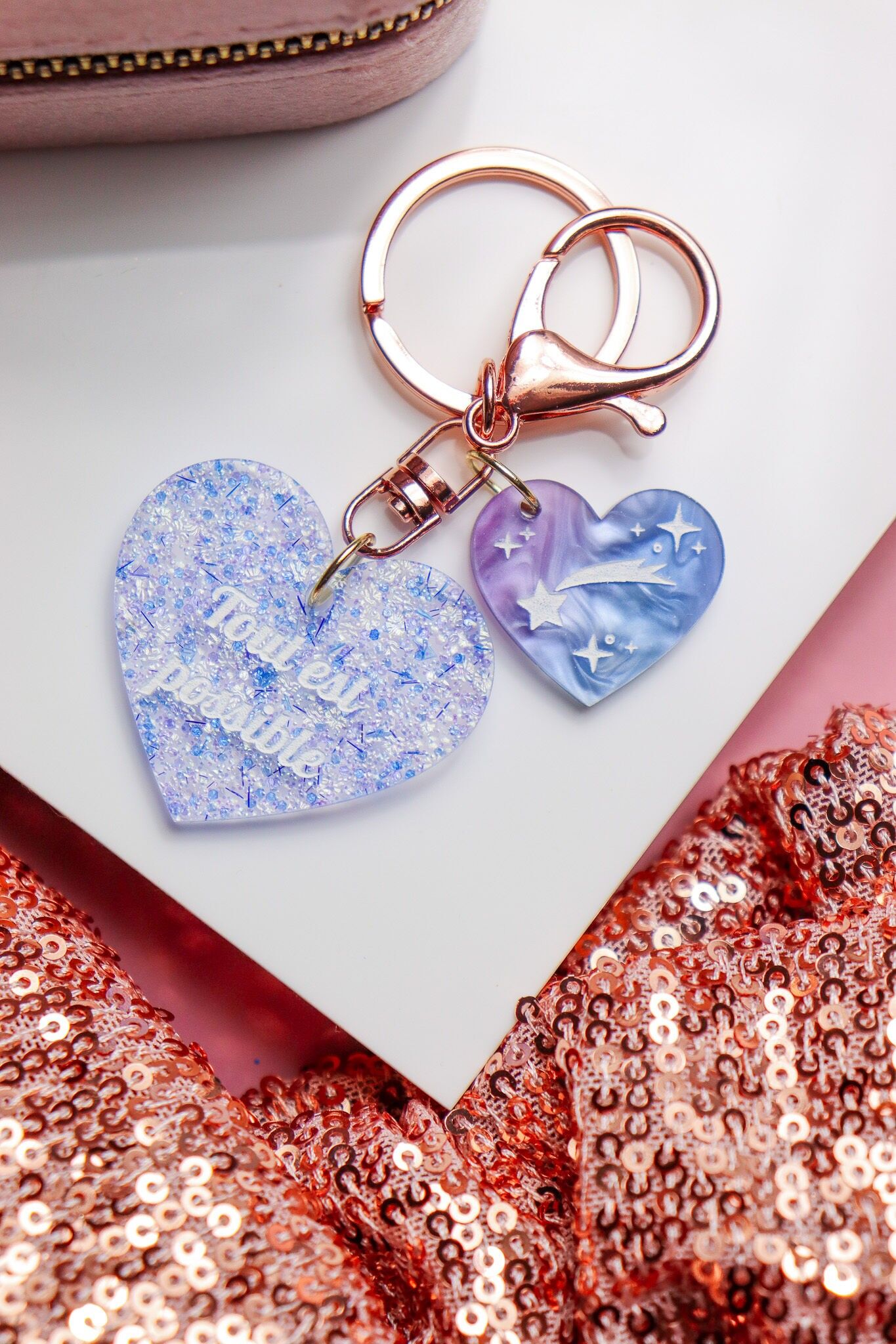 Mantra-Schlüsselanhänger: Alles ist möglich