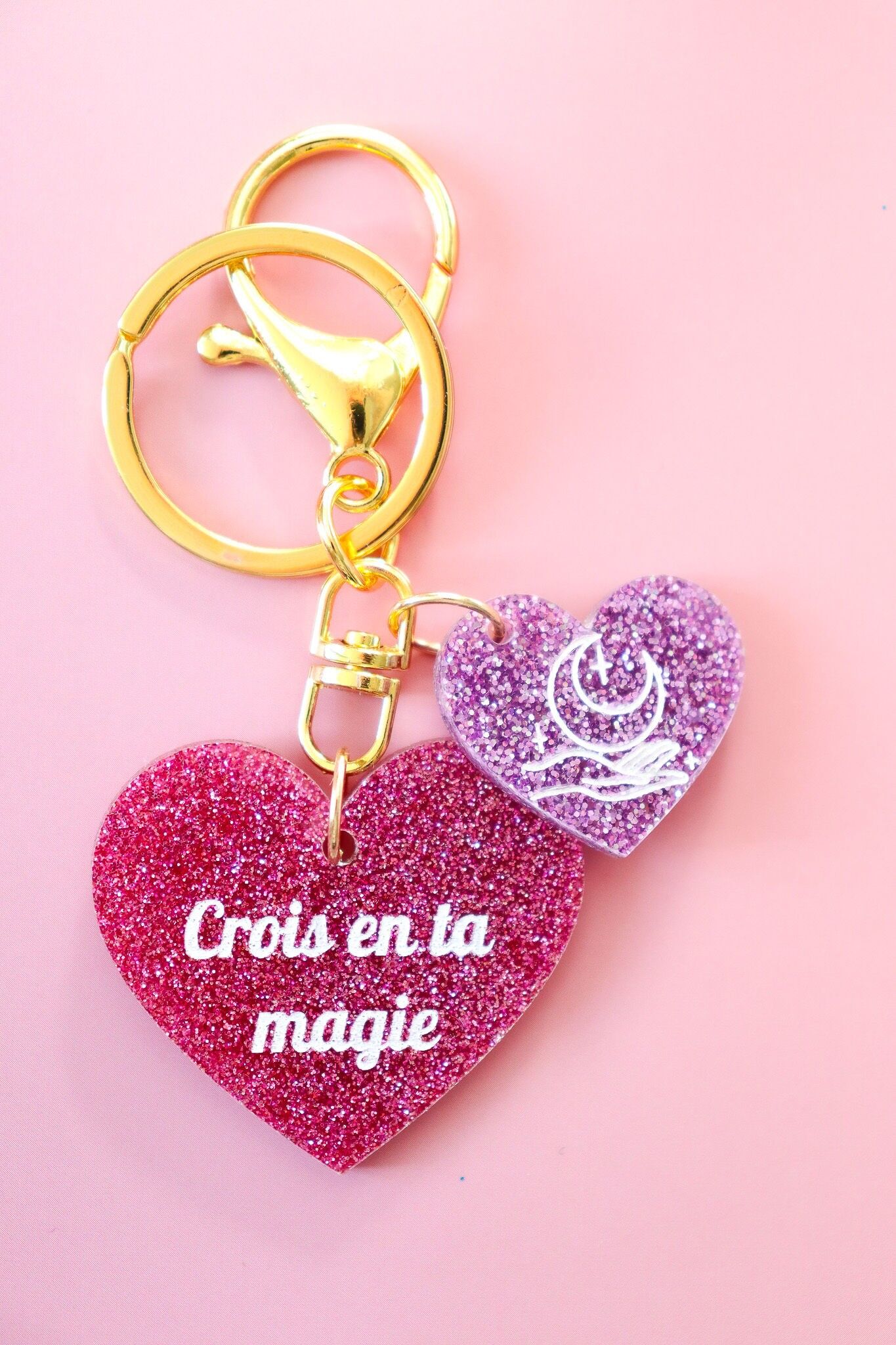 Mantra-Schlüsselanhänger: Glaube an deine Magie