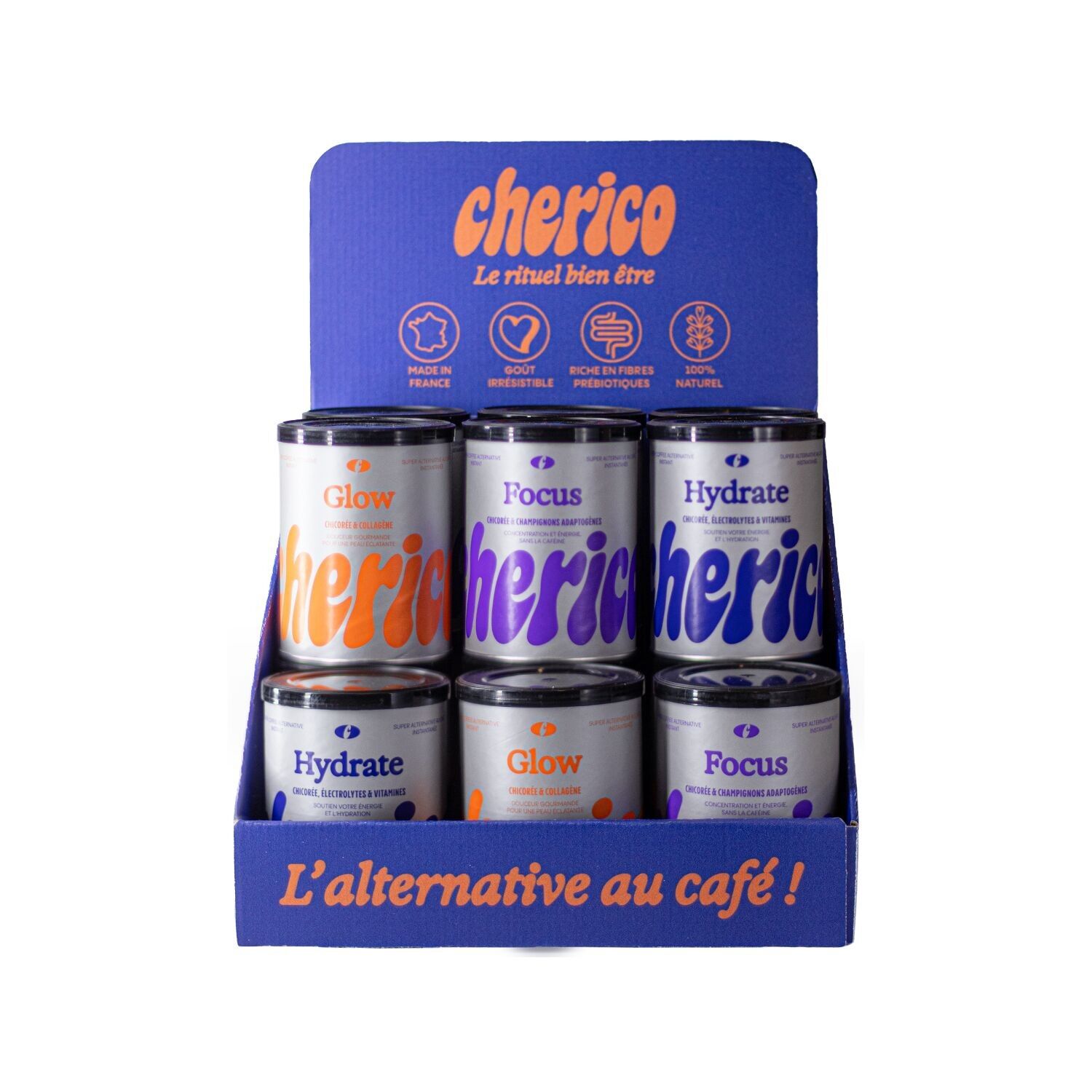 Expositor Ankorstore 🧠✨💧 – Gama de achicorias funcionales (18 macetas)