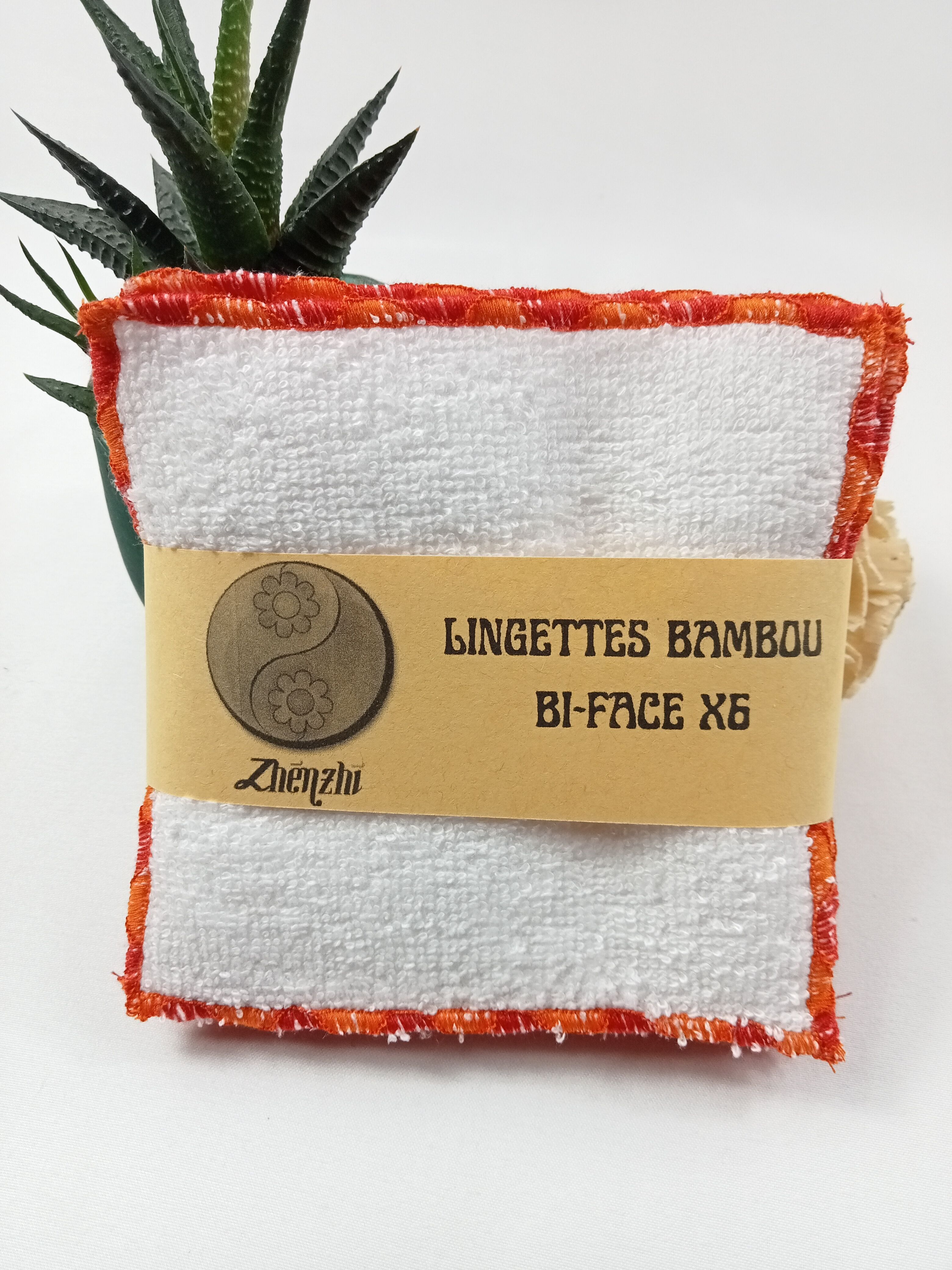 Doppelseitige Bambustücher x6