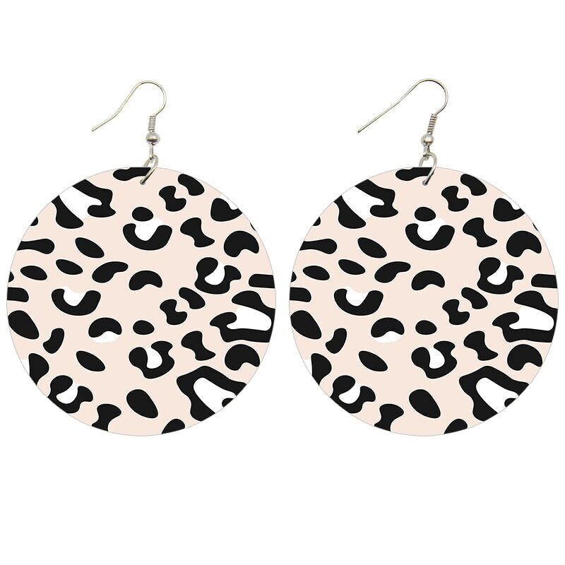 Leopardenmuster | Ohrringe im afrikanischen Stil
