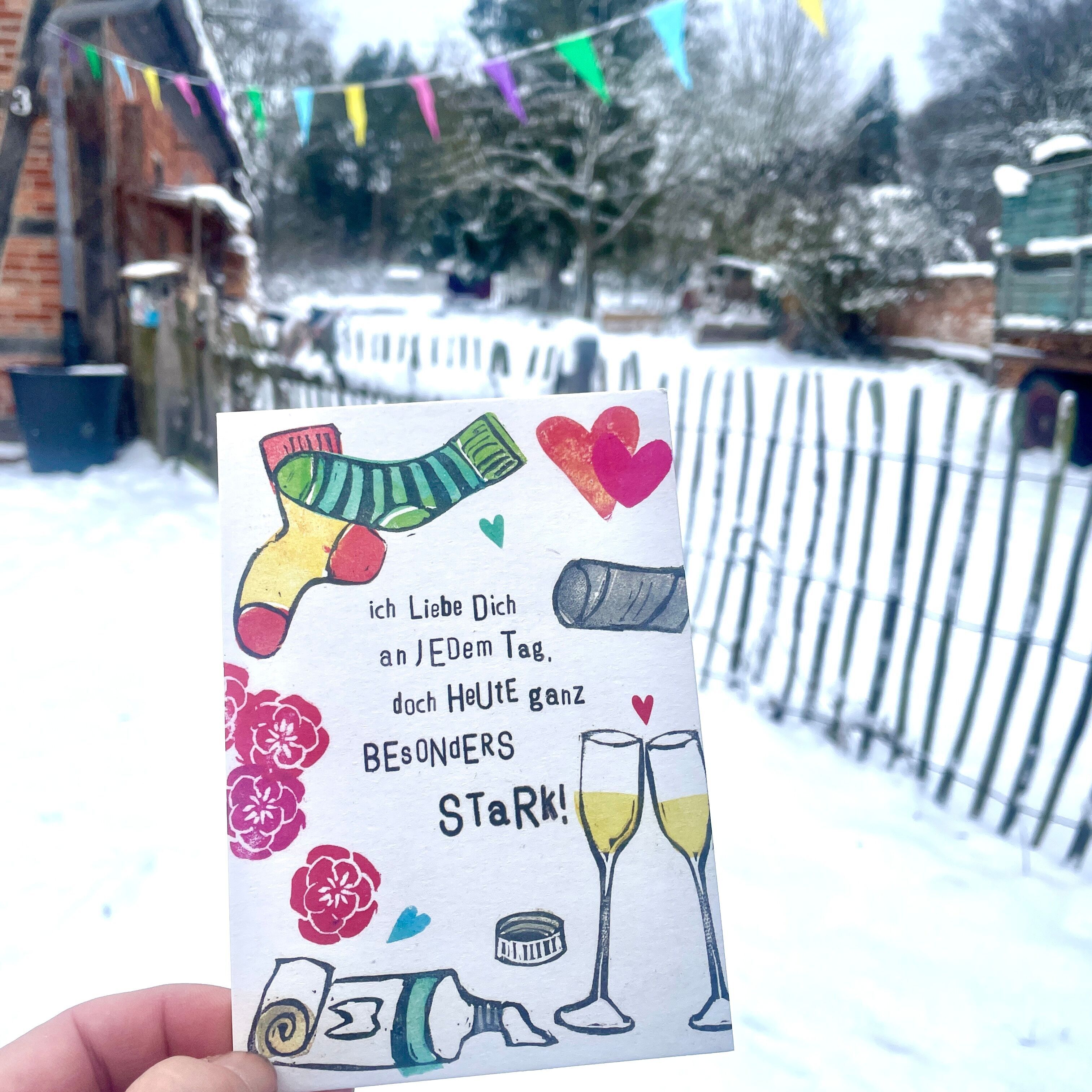 "L'amore nella vita di tutti i giorni" kuki Set di 10 cartoline