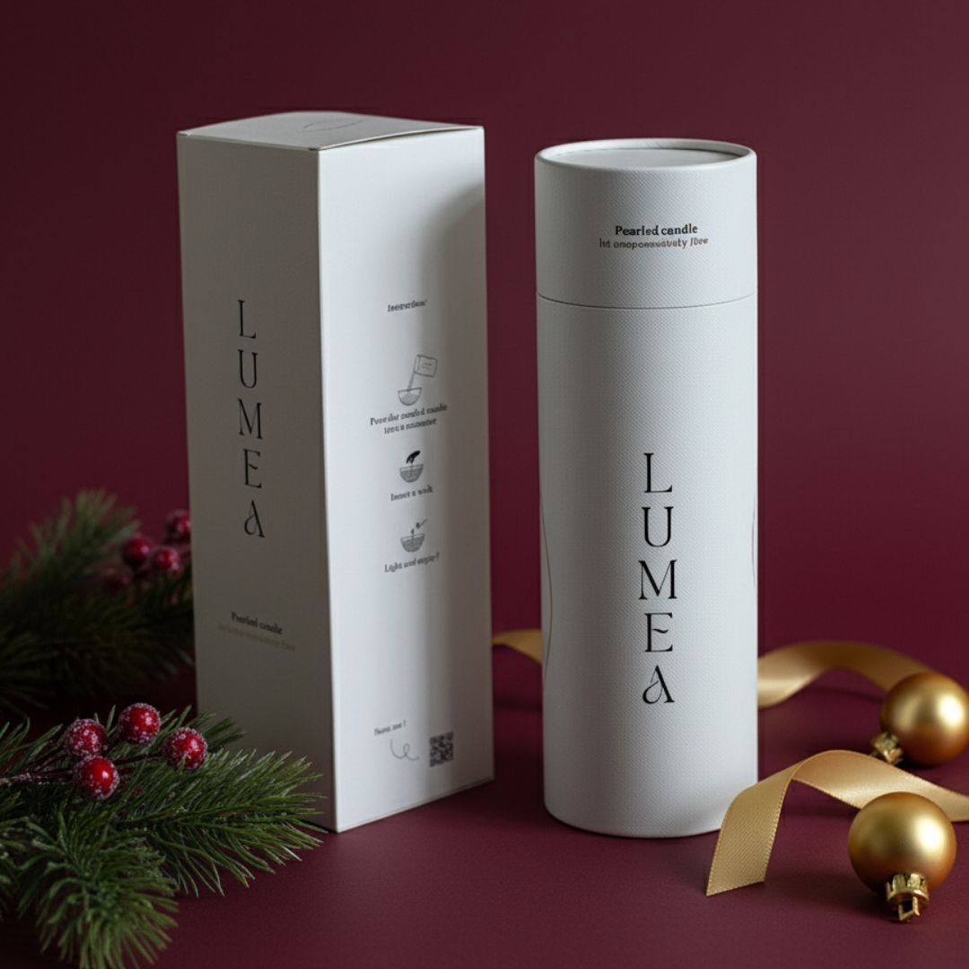 Bougie perlée 1kg et 30 mèches incluses