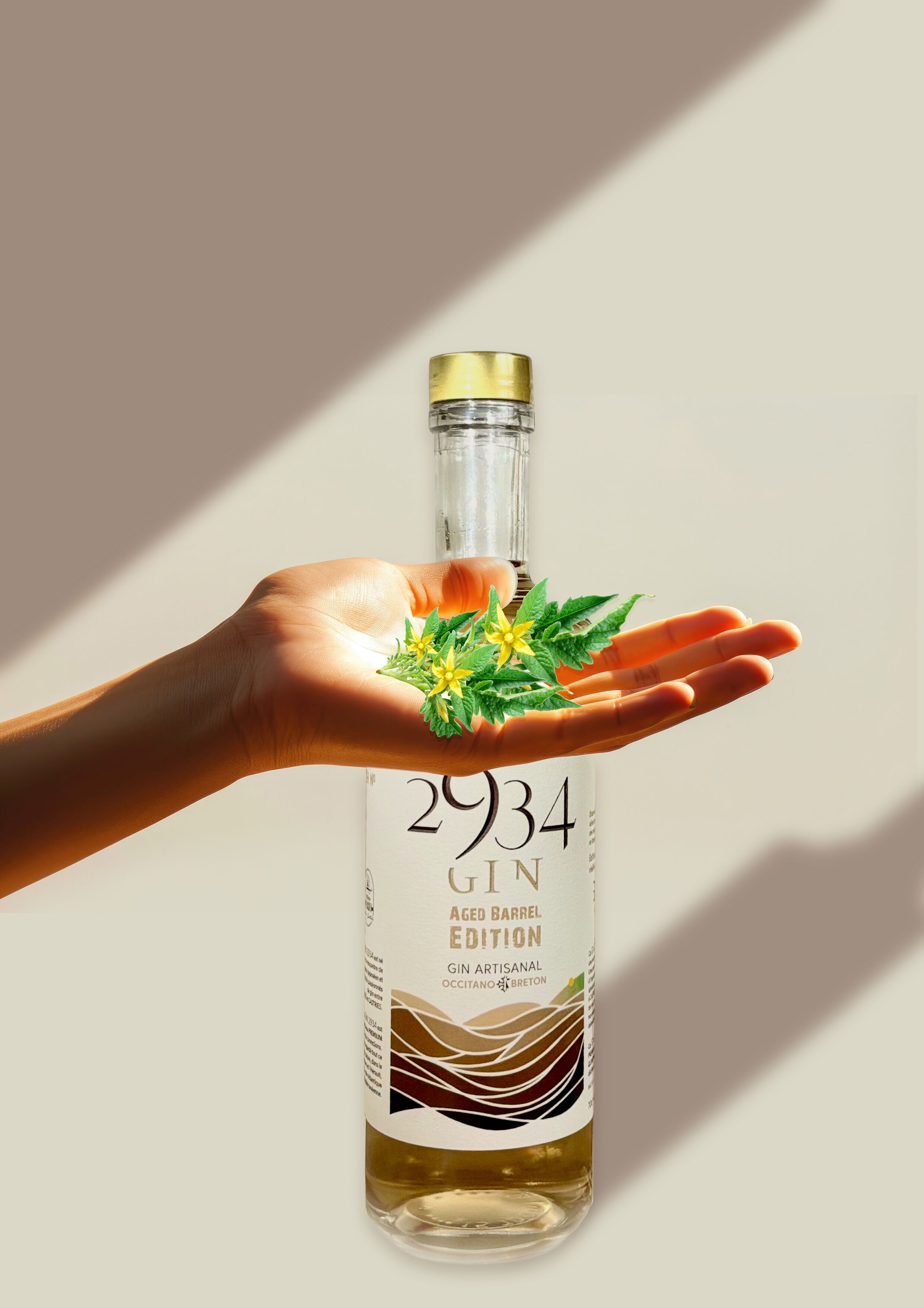 Gin 2934, aged barrel, limited edition, 70 cl, 40% ABV