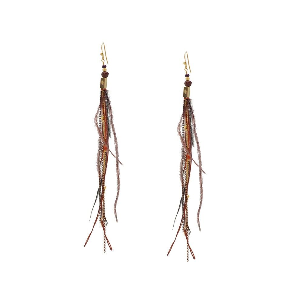 Crochet loops - beads, feathers, cords, chains, small balls