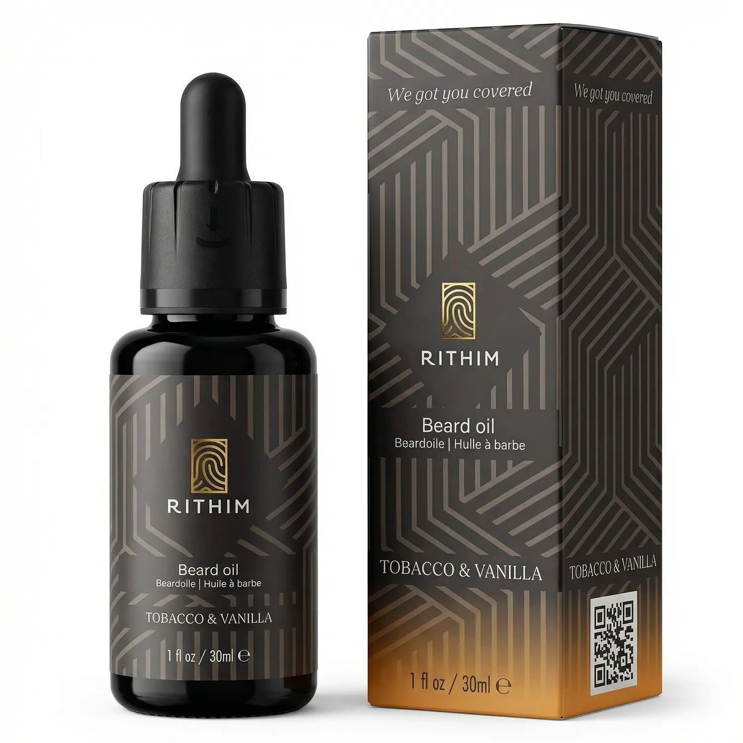 Rithim® Beard Oil - Tobacco & Vanilla 30ml