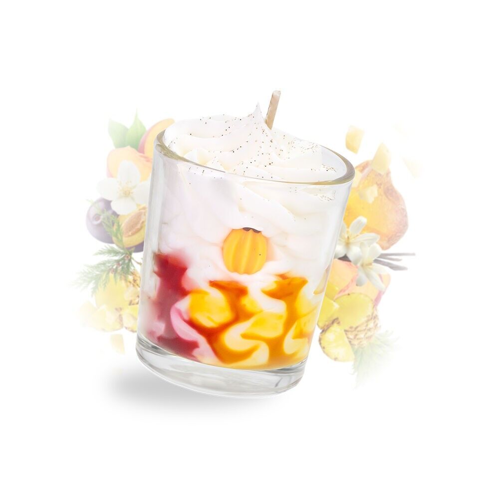 Pequeña vela Pacific Sunrise hecha a mano