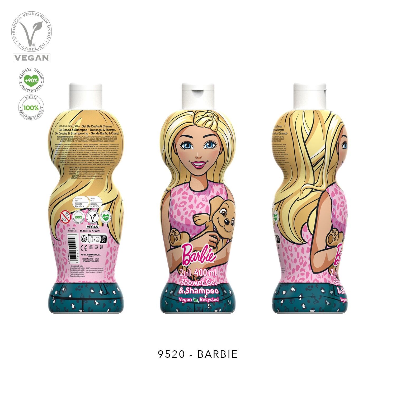 1D SHOWER GELS & SHAMPOO 400ML - CHILDREN'S LICENSES