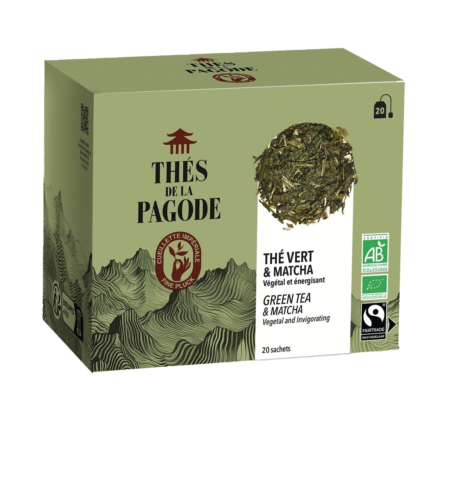 Bio-Grüntee & Matcha – 20 Beutel