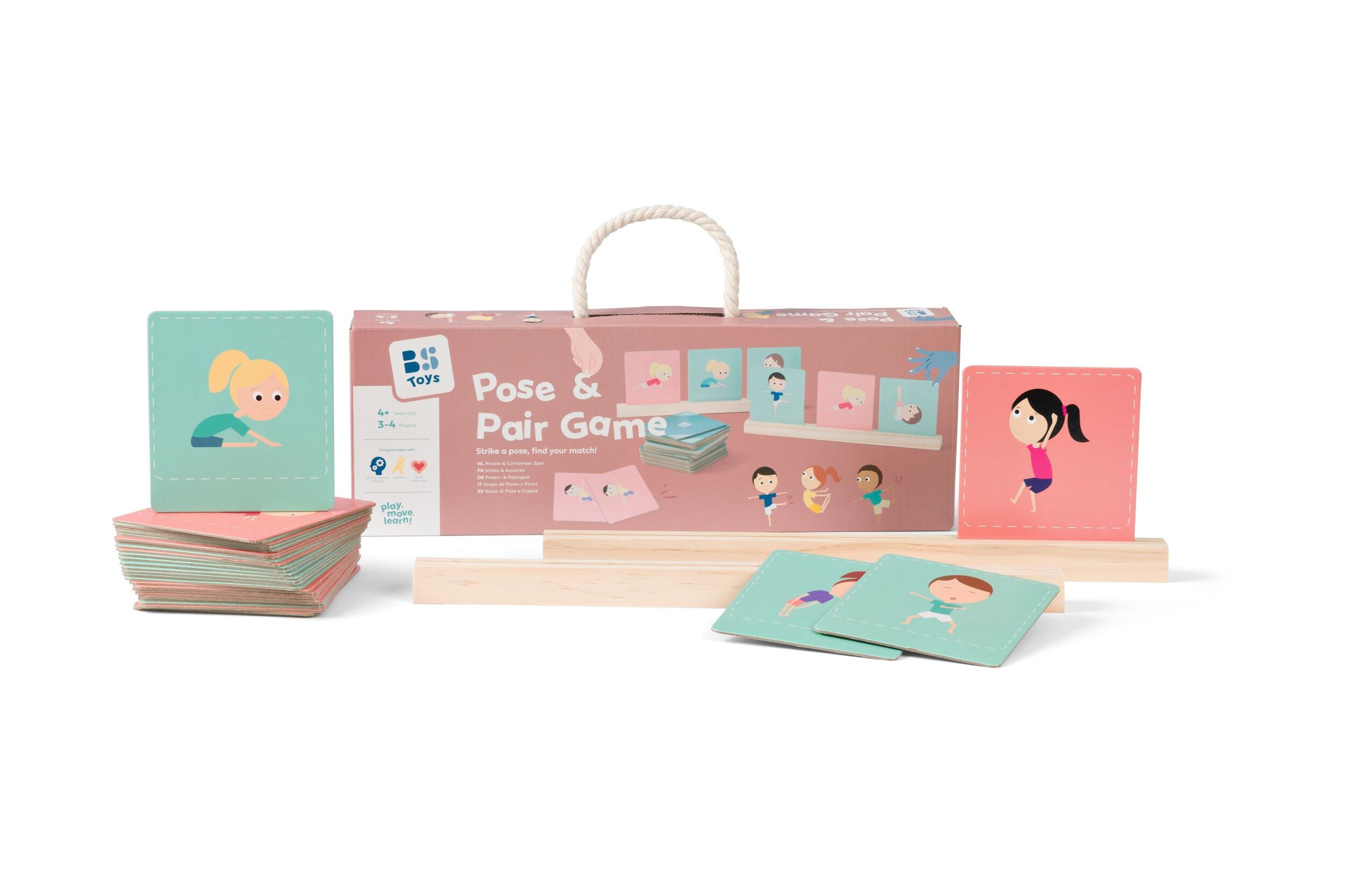 BS Toys – Pose & Pair Spiel – Vergleichsbrettspiel mit Karten (GA548)