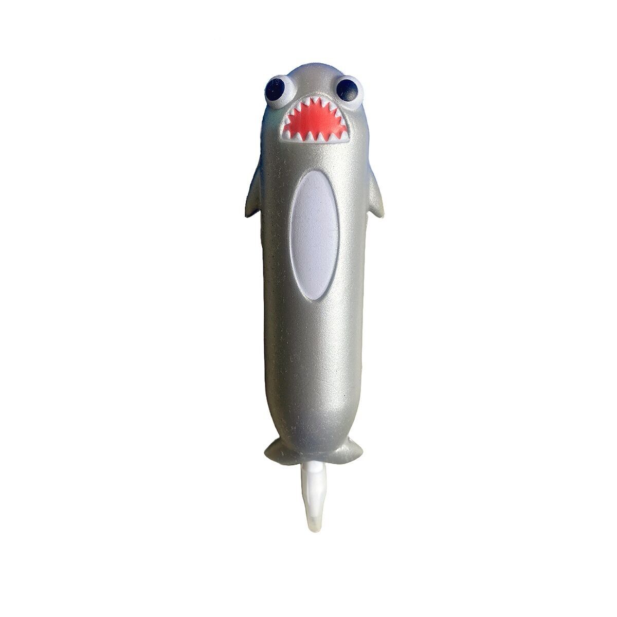 Silver Shark Squishy Pen