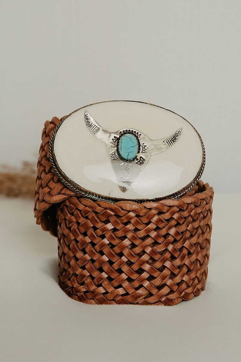 CINTURA LARGHE IN PELLE DI BUFALO - IN NERO O MARRONE