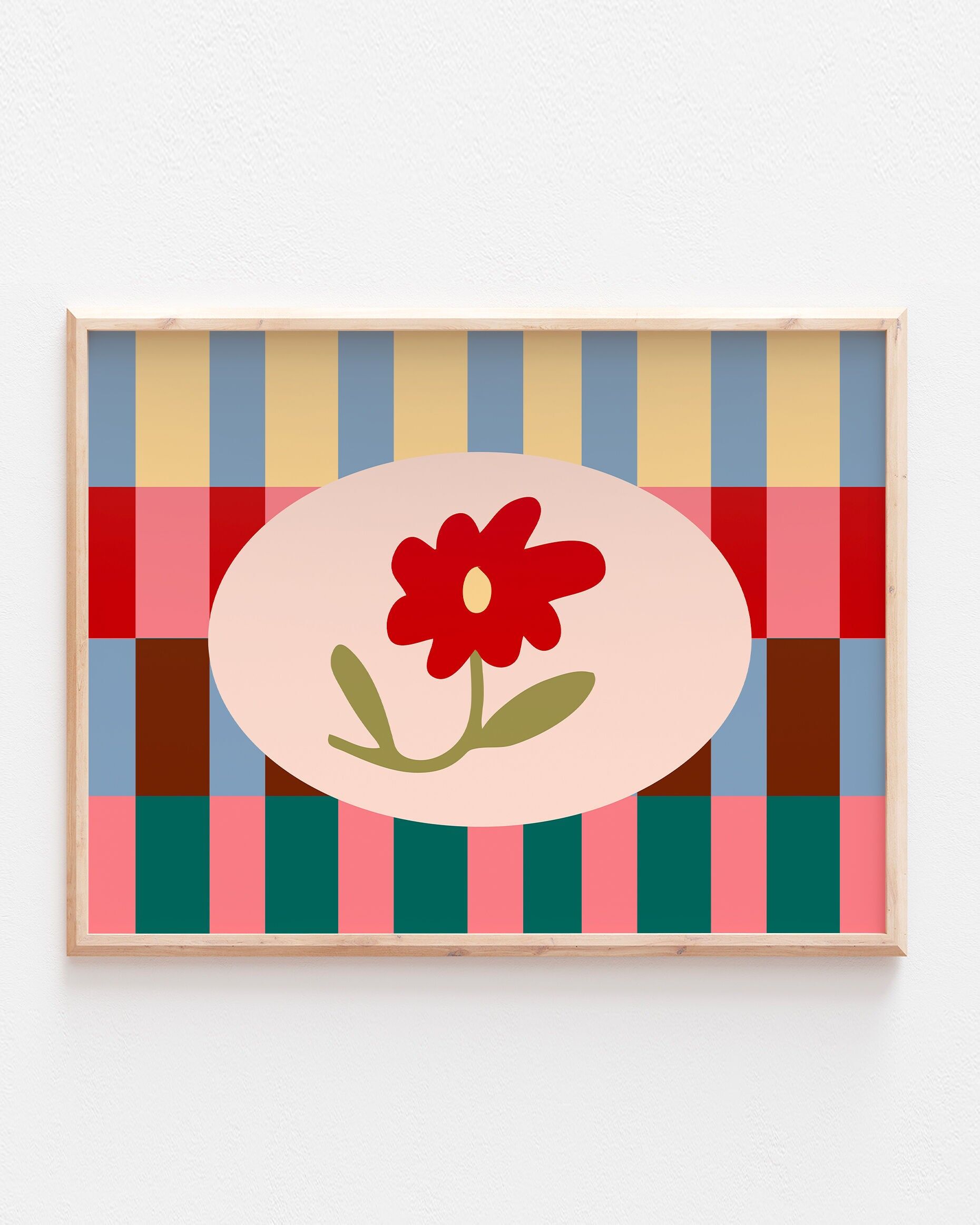 Poster - Graphic Bloom (30x40 cm)