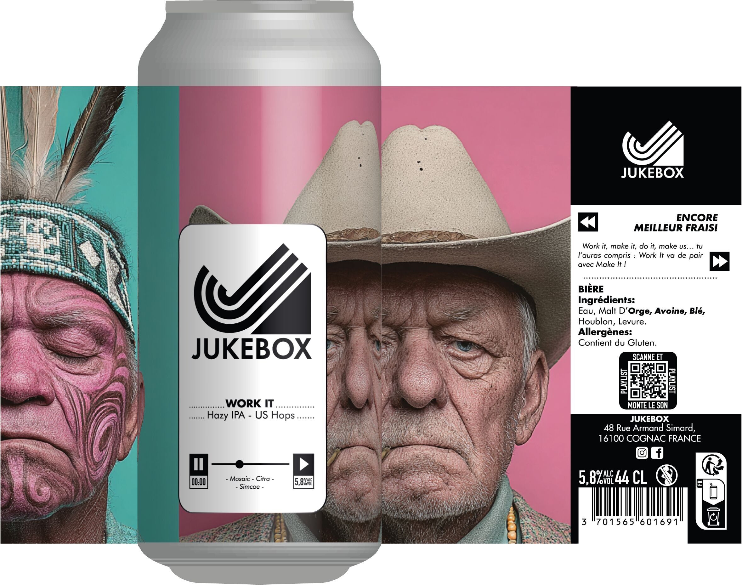 Work it - Hazy IPA - US Hops - 44cl