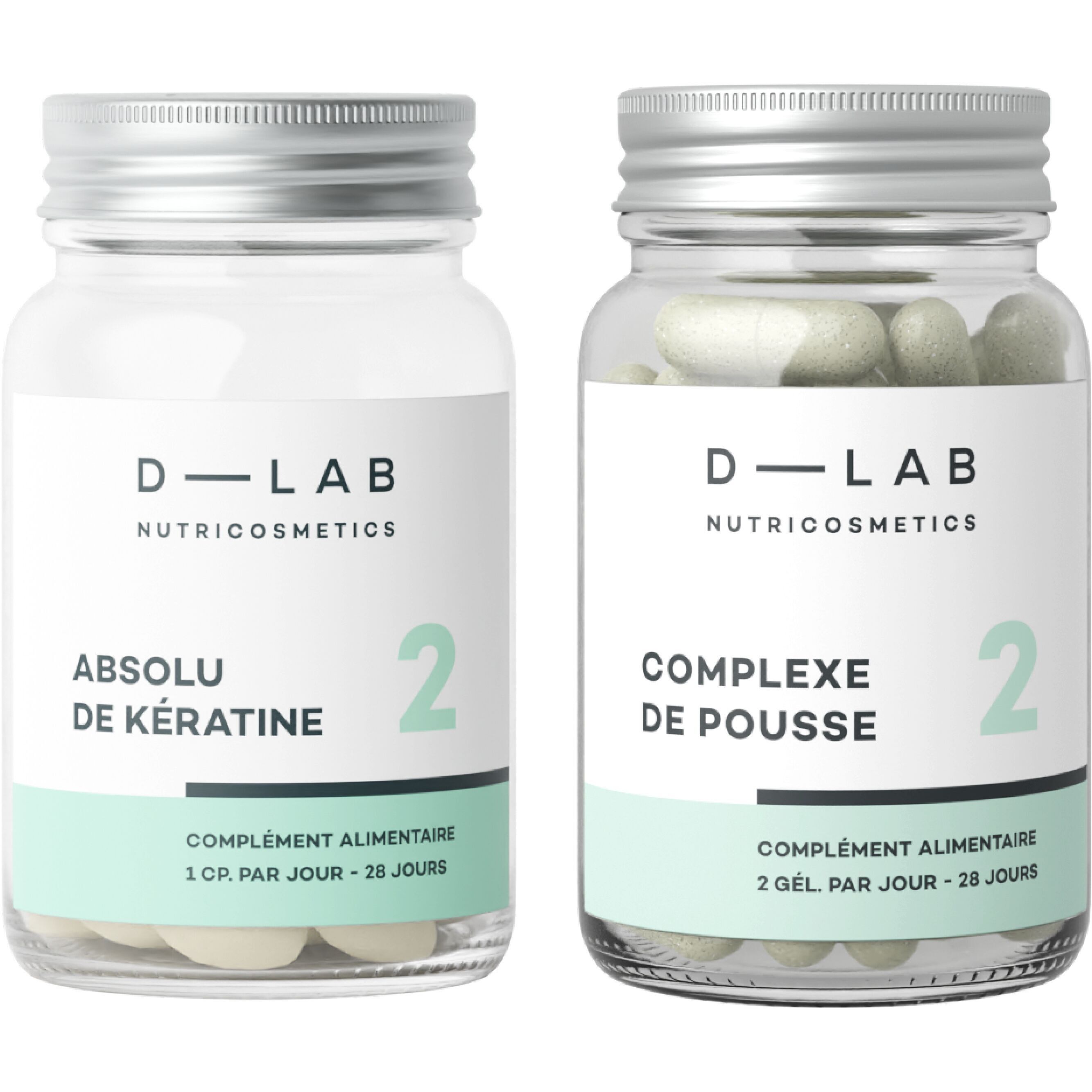 Hair Nutrition Duo 1 Month - 360° Action on Keratin Synthesis - Food Supplements