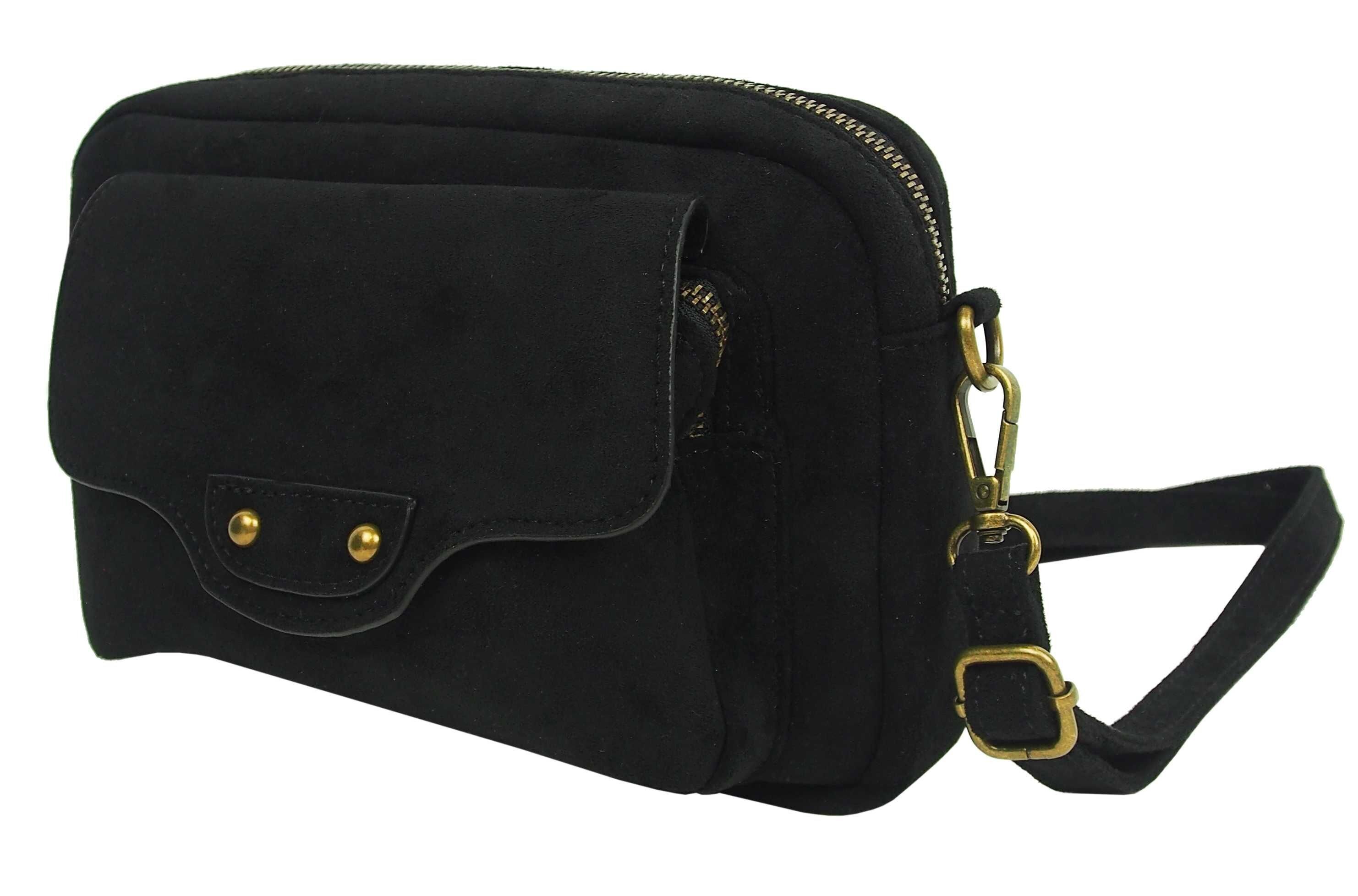 Sac bandoulière effet daim 36955