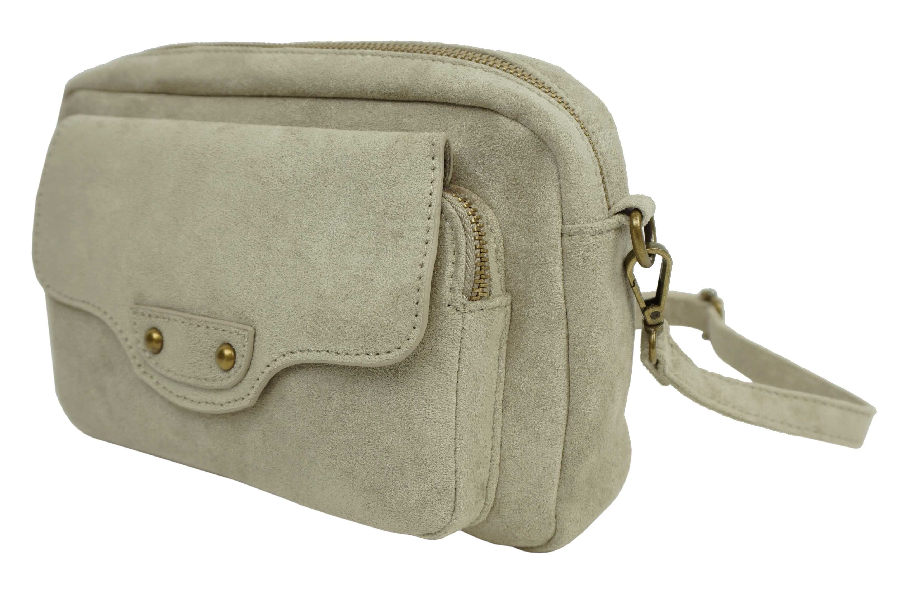 Sac bandoulière effet daim 36955