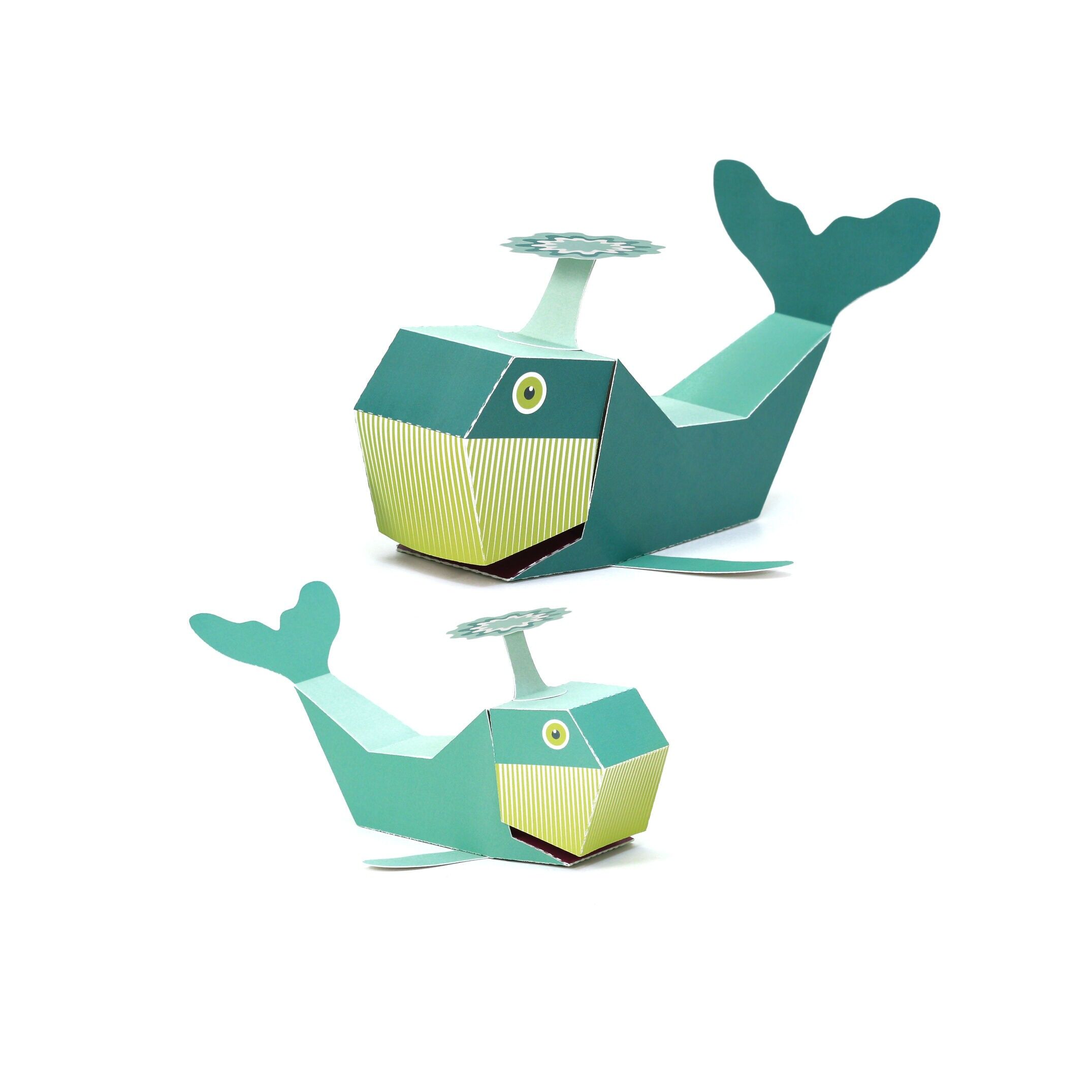 Maxi Baleine Jouets en Papier