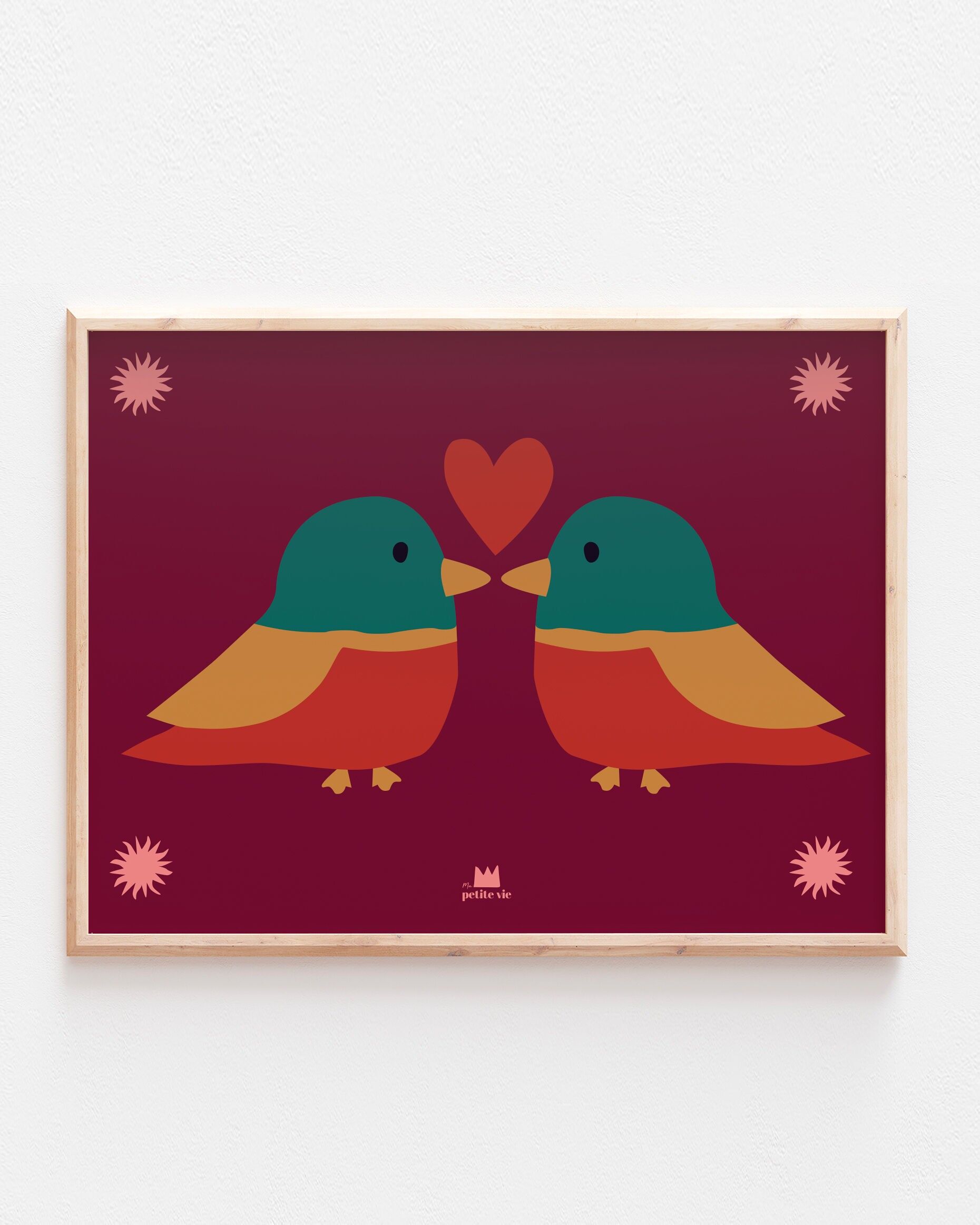 Poster – Die zwei Vögel (30x40 cm)