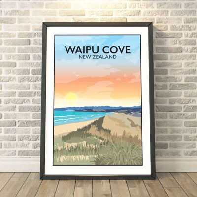 Waipu Cove, New Zealand Print__A3