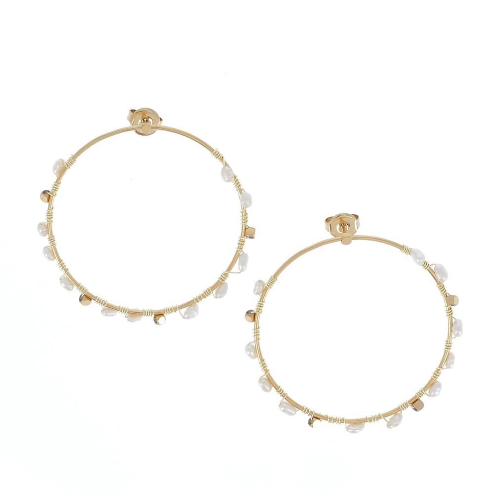 Lucile Earrings - Freshwater Pearl