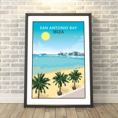 San Antonio Bay, Ibiza Print__A3