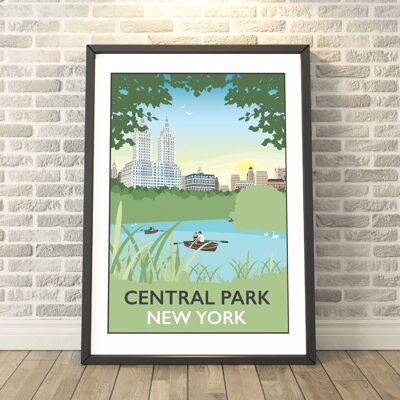 Central Park, New York, USA Print__A3