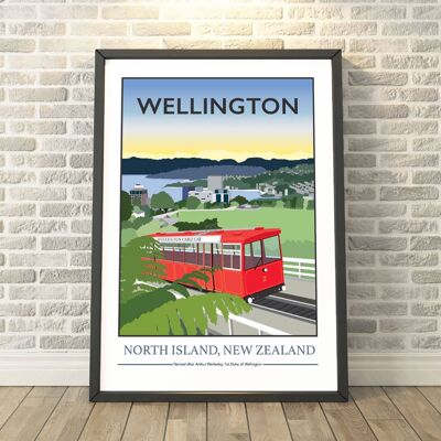 Wellington, New Zealand Print__A3