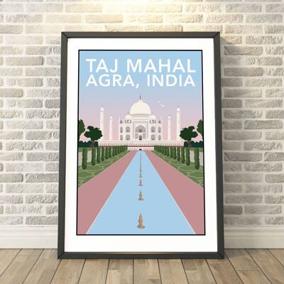 Taj Mahal, India Print__A3
