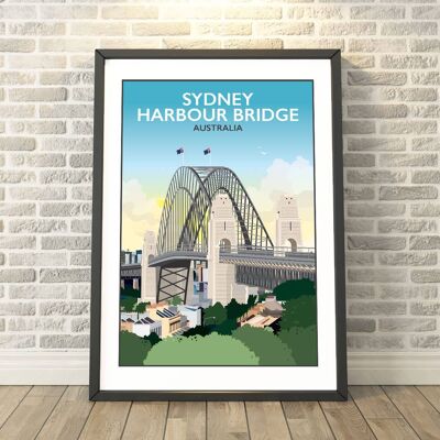 Sydney Harbour Bridge, Australia Print__A3