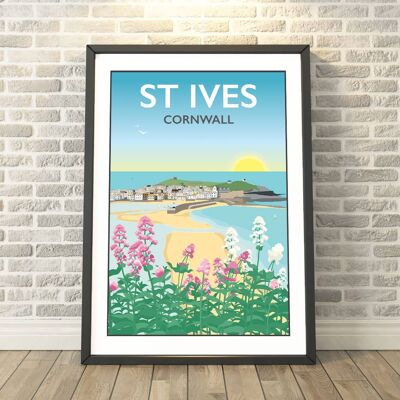 St Ives, Cornwall Print__A3