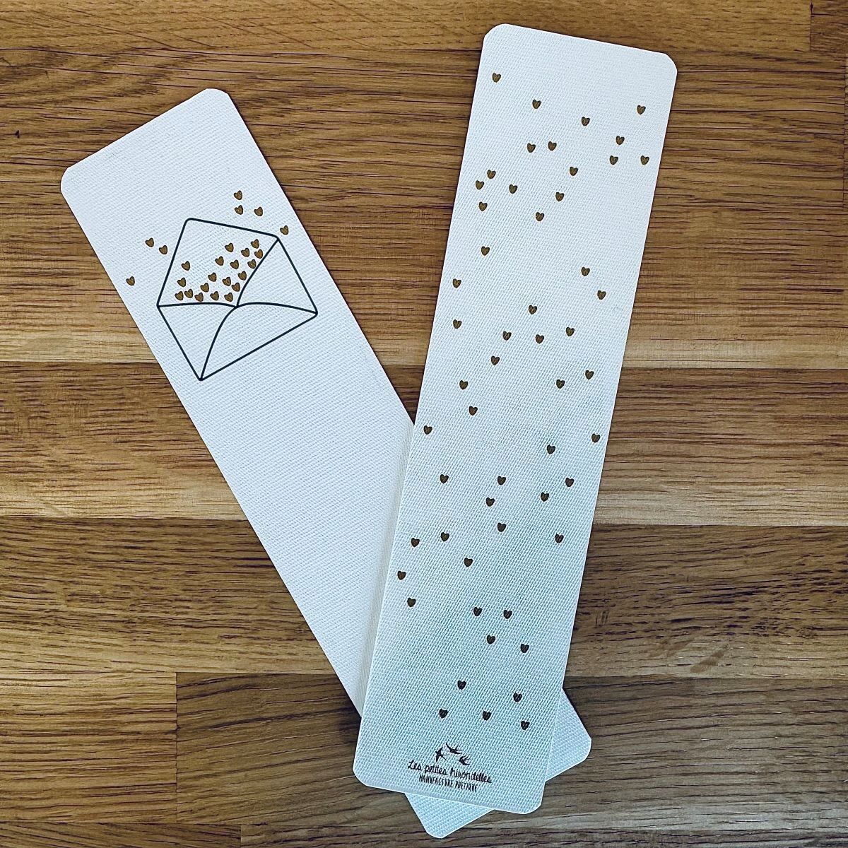 Marcador - Sobre en forma de corazón