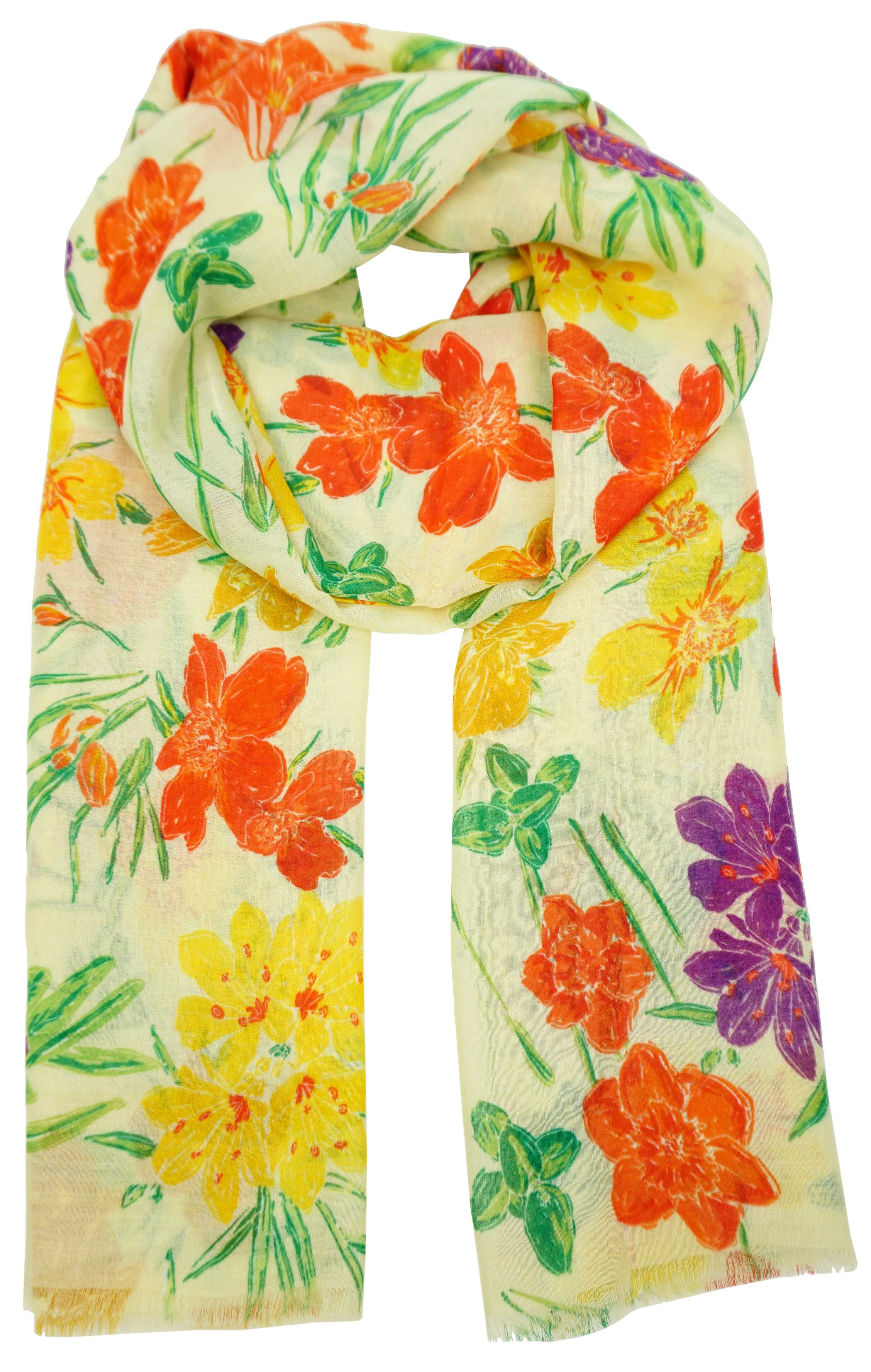 Floral scarf YF6659