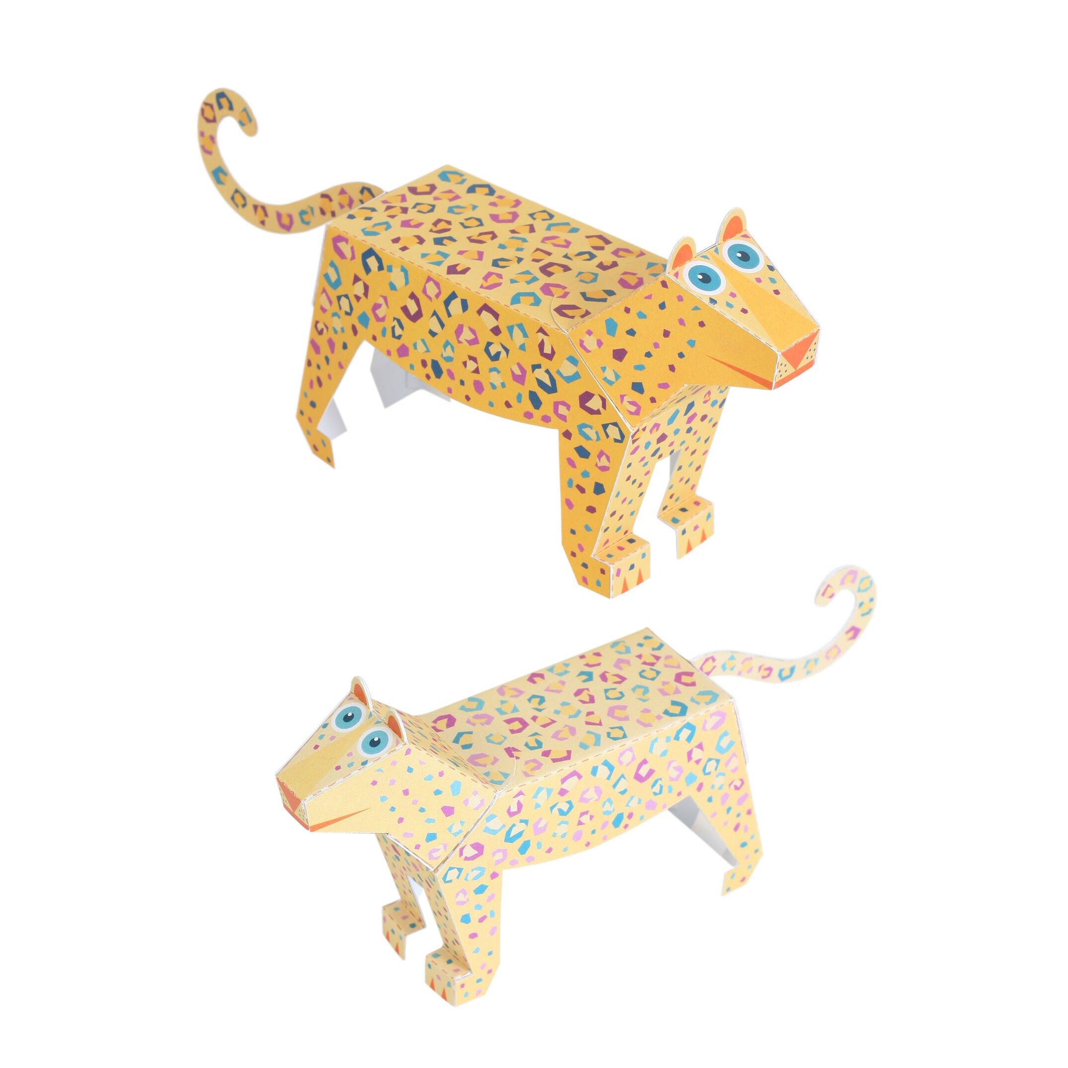 Maxi Leopard Paper Toys